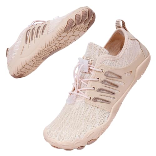 Bigzagger Barfuss Schuhe Damen Herren Sommer Barfußschuhe Damen Schnell Trocknend Badeschuhe mit Breite Zehenbox und Zero-Drop Sohle Unisex Barfussschuhe Traillaufschuhe Fitnessschuhe von Bigzagger