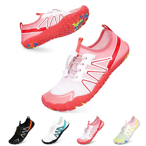 Bigzagger Barfußschuhe Herren Damen Sommer Barfuss Schuhe Schnell Trocknend Wasserschuhe mit Breite Zehenbox & Zero-Drop Sohle Badeschuhe Barfussschuhe Traillaufschuhe Fitnessschuhe von Bigzagger