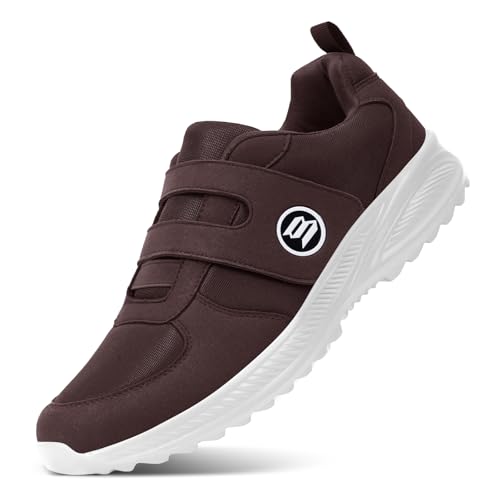 Bigzagger Diabetiker Schuhe Herren Damen Extra Weit mit Klettverschluss Orthopädische Schuhe mit Memory Foam Sohle Nahtloser Ultraleicht Gesundheitsschuhe für Geschwollene Füße von Bigzagger