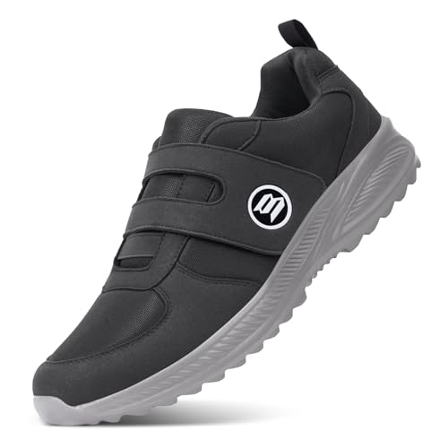 Bigzagger Diabetiker Schuhe Herren Damen Extra Weit mit Klettverschluss Orthopädische Schuhe mit Memory Foam Sohle Nahtloser Ultraleicht Gesundheitsschuhe für Geschwollene Füße von Bigzagger