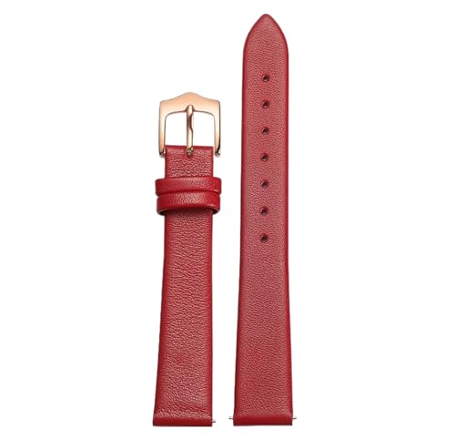 Bihahyj Leder-Uhrenarmbänder für Männer und Frauen, Uhrenarmband mit Edelstahlschnalle 6mm-18mm, Farbe 3, 18mm von Bihahyj