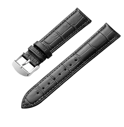Bihahyj Lederarmband für Uhren, 10–24mm, Echtlederarmband mit Edelstahlverschluss, Farbe 1 Bihahyj Lederarmband für Uhren, 10–24mm, Echtlederarmband mit Edelstahlverschluss, Farbe 1 von Bihahyj