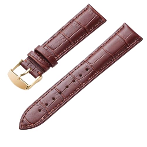 Bihahyj Lederarmband für Uhren, 10–24mm, Echtlederarmband mit Edelstahlverschluss, Farbe 6 Bihahyj Lederarmband für Uhren, 10–24mm, Echtlederarmband mit Edelstahlverschluss, Farbe 6 von Bihahyj