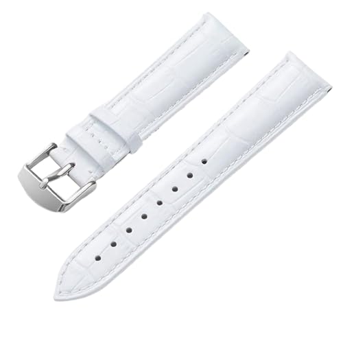 Bihahyj Lederarmband für Uhren, 10–24mm, Echtlederarmband mit Edelstahlverschluss, Farbe 8 Bihahyj Lederarmband für Uhren, 10–24mm, Echtlederarmband mit Edelstahlverschluss, Farbe 8 von Bihahyj