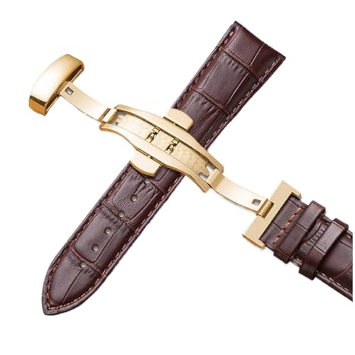 Bihahyj Lederarmband für Uhren, 10–24mm, Ersatzarmbänder für Herren, Farbe 4 Bihahyj Lederarmband für Uhren, 10–24mm, Ersatzarmbänder für Herren, Farbe 4 von Bihahyj