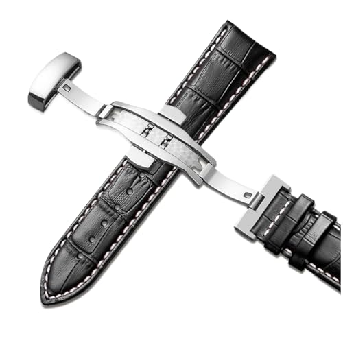 Bihahyj Lederarmband für Uhren, 10–24mm, Ersatzarmbänder für Herren, Farbe 5 Bihahyj Lederarmband für Uhren, 10–24mm, Ersatzarmbänder für Herren, Farbe 5 von Bihahyj