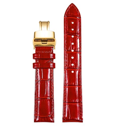 Bihahyj Uhrenarmbänder aus Leder, Ersatzarmband für Herren und Damen, universell, 10-22mm, Farbe 8, 19mm von Bihahyj