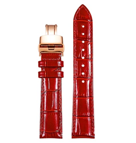 Bihahyj Uhrenarmbänder aus Leder, Ersatzarmband für Herren und Damen, universell, 10-22mm, Farbe 9, 19mm von Bihahyj