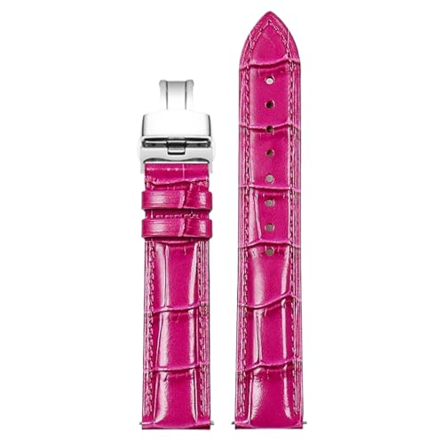 Bihahyj Uhrenarmband, Ersatz-Uhrenarmband aus Leder für Herren und Damen, 12-22mm, Farbe 7, 17mm Bihahyj Uhrenarmband, Ersatz-Uhrenarmband aus Leder für Herren und Damen, 12-22mm, Farbe 7, 17mm von Bihahyj