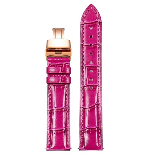 Bihahyj Uhrenarmband, Ersatz-Uhrenarmband aus Leder für Herren und Damen, 12-22mm, Farbe 9, 19mm von Bihahyj