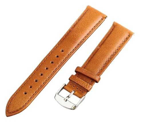 Bihahyj Uhrenarmband 16mm-24mm Echtleder Schnellverschluss-Armband, Farbe 3, 24 mm von Bihahyj