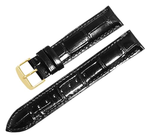 Bihahyj Uhrenarmband Echtleder 10mm-24mm mit Butterfly-Verschluss, Farbe 11, 20 mm von Bihahyj