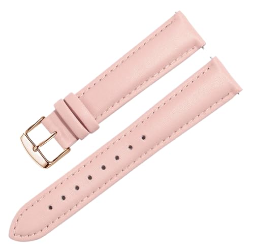 Bihahyj Uhrenarmband Echtleder Armband 12mm bis 24mm, Farbe 4, 12 mm von Bihahyj