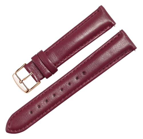 Bihahyj Uhrenarmband Echtleder Armband 12mm bis 24mm, Farbe 7, 13 mm von Bihahyj