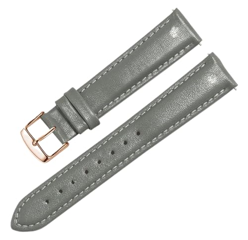 Bihahyj Uhrenarmband Echtleder Armband 12mm bis 24mm, Farbe 9, 19 mm von Bihahyj