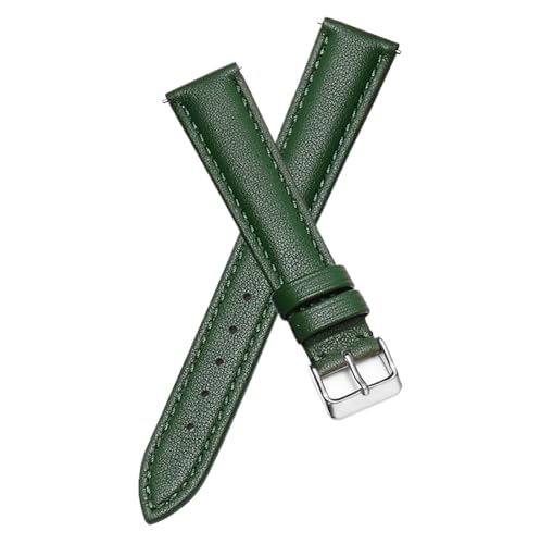 Bihahyj Uhrenarmband Leder für Herren 12mm-24mm, Farbe 10, 15mm von Bihahyj