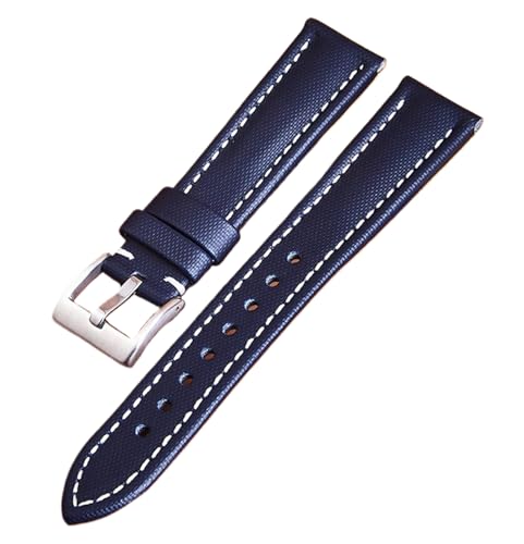 Bihahyj Uhrenarmband Vielseitige Nylon-Canvas-Armbänder 18mm-24mm, Farbe 6, 24 mm von Bihahyj