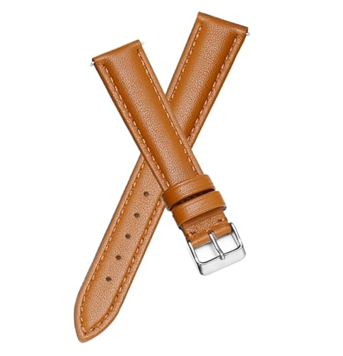 Bihahyj Uhrenarmband aus Leder, handgefertigt, für Herren und Damen, 12-24mm, Farbe 4, 17mm von Bihahyj