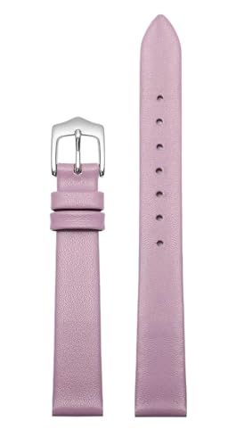 Bihahyj Uhrenarmband aus echtem Leder, 14mm, Ersatzarmband für Damen, Farbe 16 von Bihahyj