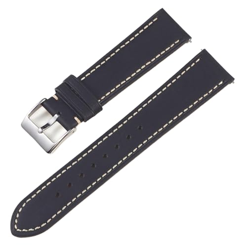 Bihahyj Uhrenarmband aus echtem Leder, 18 mm, Leder von Bihahyj