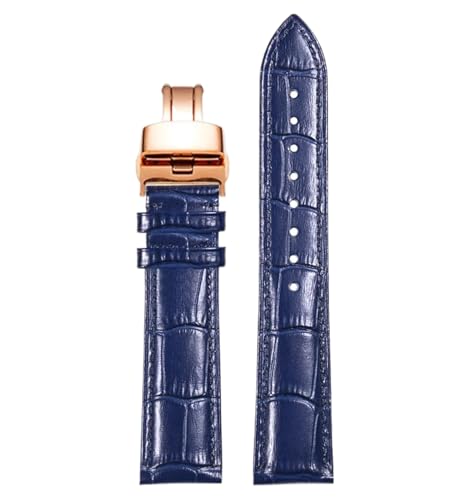 Bihahyj Uhrenarmband aus echtem Leder für Herren, 10-22mm, Farbe 12, 10mm von Bihahyj