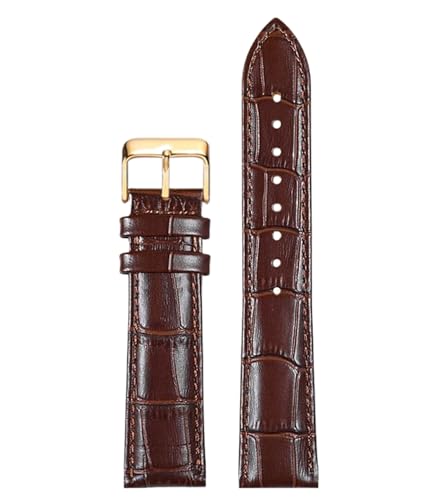 Bihahyj Uhrenarmband aus echtem Leder für Herren, 10-22mm, Farbe 5, 12mm von Bihahyj