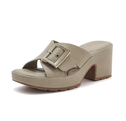 BiilyLi Damen Keilsandalen Elegant Bequeme Outdoor Sandalen Mode Frauen Sandalen Offene Zehe Hausschuhe Green 36 von BiilyLi