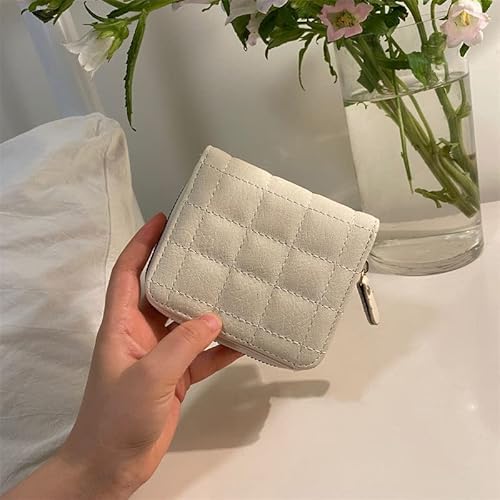 Biitfuu 2fache Brieftasche PU Leder Große Kapazität mit Reißverschlussdesign, Ideales Zum Geburtstag oder Jubiläum, Kompakt und Leicht, Geeignet für den Täglichen Gebrauch Geeignet (Beige) von Biitfuu