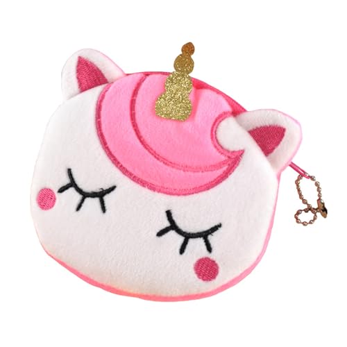 Biitfuu und Erwachsene Plüschmünze Geldbörse Süßes Cartoon Kleiner Brieftasche Reißverschluss Geldschlüsselbeutel, Weiche Aufbewahrungstasche für Alle Altersgruppen von Biitfuu