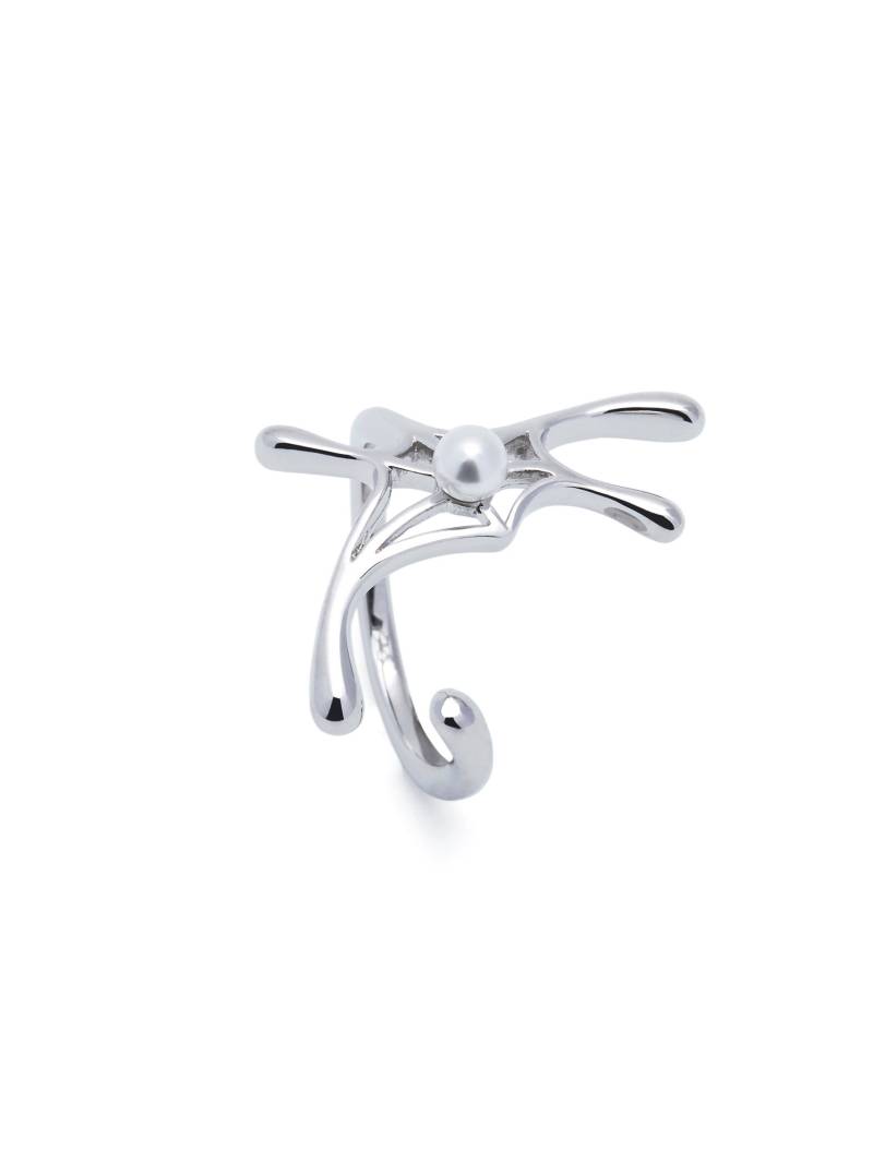 Edgy Statement Ring Silver von BijouBlissJewellery