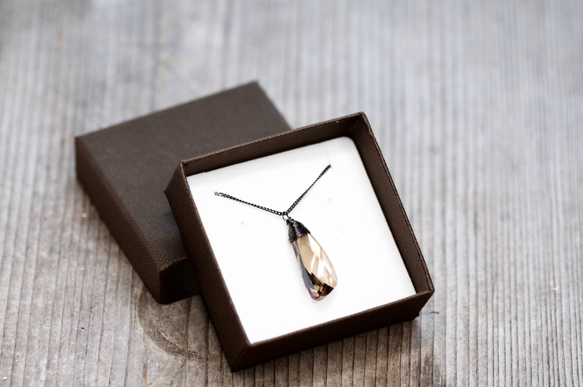 5 Braun Schmuck-Box 60mm | 2, 4 " Umweltfreundliche Karton Ohrringe Box Geschenkbox Papierkiste Männer Schmuck Verpackung Lieferungen." von BijouMadeForYou