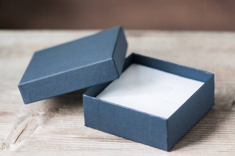 5 Große Königsblaue Schmuckschatulle 80mm | 3, 15 " Umweltfreundliche Karton-Halsketten-Box Geschenkbox Papierschmuck-Set Box Weihnachten von BijouMadeForYou