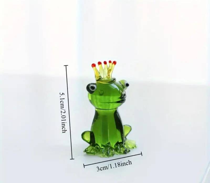 Handgefertigtes Musikfrosch Glasornament Kreativ, Niedlicher Band-still Wunderschönes Geschenk Travel Turtle Valentinstag Ostern Geburtstag von Bijoui8Xpress