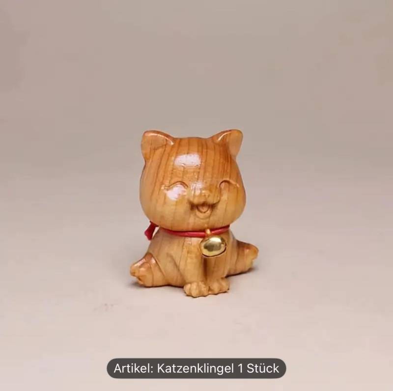Süße Tier Weihnachtsdekoration Kreatives Holz-Katzenornament - 1 Stück Holzschnitzerei Süße Tier Weihnachtsdekoration Kreatives Holz-Katzenornament - 1 Stück Holzschnitzerei von Bijoui8Xpress