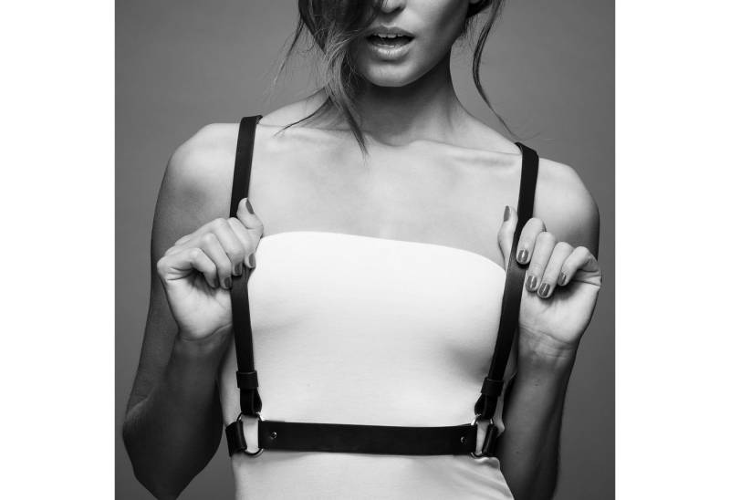 Bijoux Indiscrets Bralette-BH Bijoux Indiscrets – MAZE X Harness – Schwarz von Bijoux Indiscrets