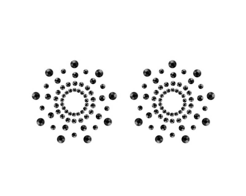 Bijoux Indiscrets Brustwarzenabdeckung Mimi Tepelstickers - Zwart (1 Paar) von Bijoux Indiscrets