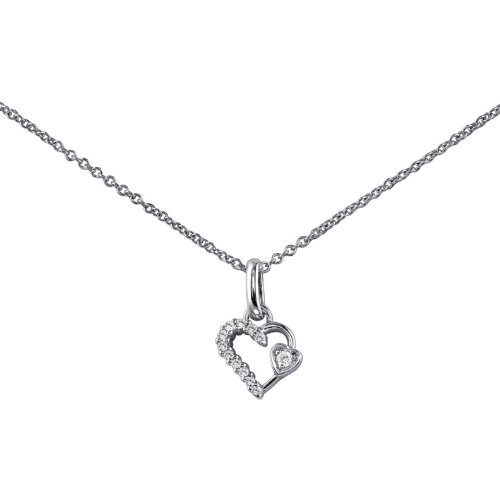 Bijoux pour tous 15811101100045 Damen-Halskette mit Anhänger Sterling-Silber 925/1000 3,2 g Zirkonia Weiß 45 cm Bijoux pour tous 15811101100045 Damen-Halskette mit Anhänger Sterling-Silber 925/1000 3,2 g Zirkonia Weiß 45 cm von Bijoux pour tous