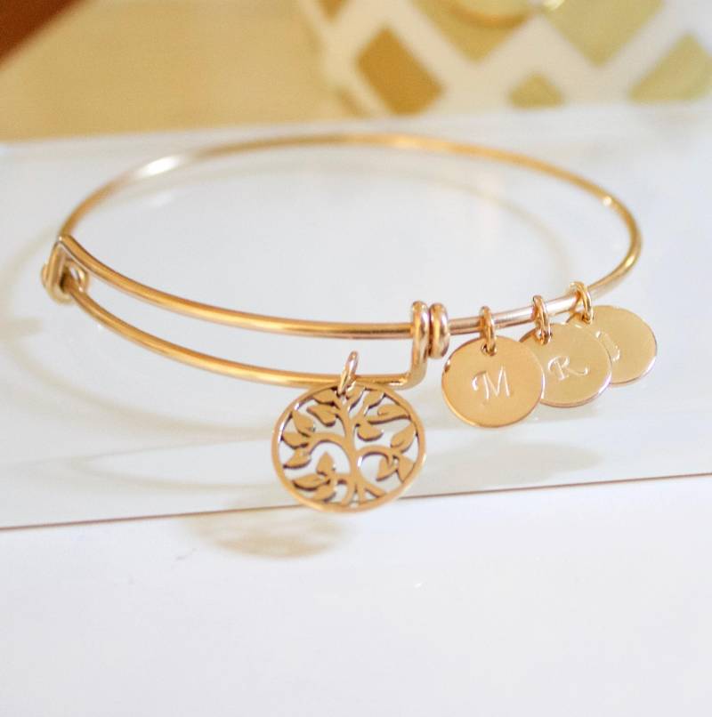 Personalisierter Scheiben Armreif // Mutter Armband Individueller Personalisierter Scheiben Armreif // Mutter Armband Individueller von BijouxMEE