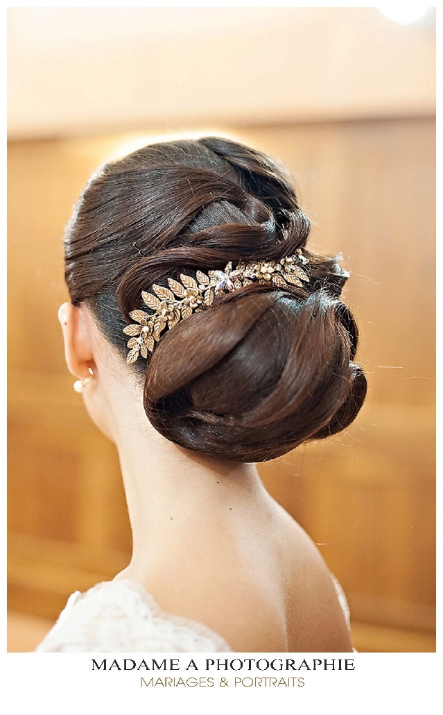 Schmuck-Hochzeit Kamm " Anouk "Für Hochzeit, Feier Oder Veranstaltung von BijouxPauletteDerive