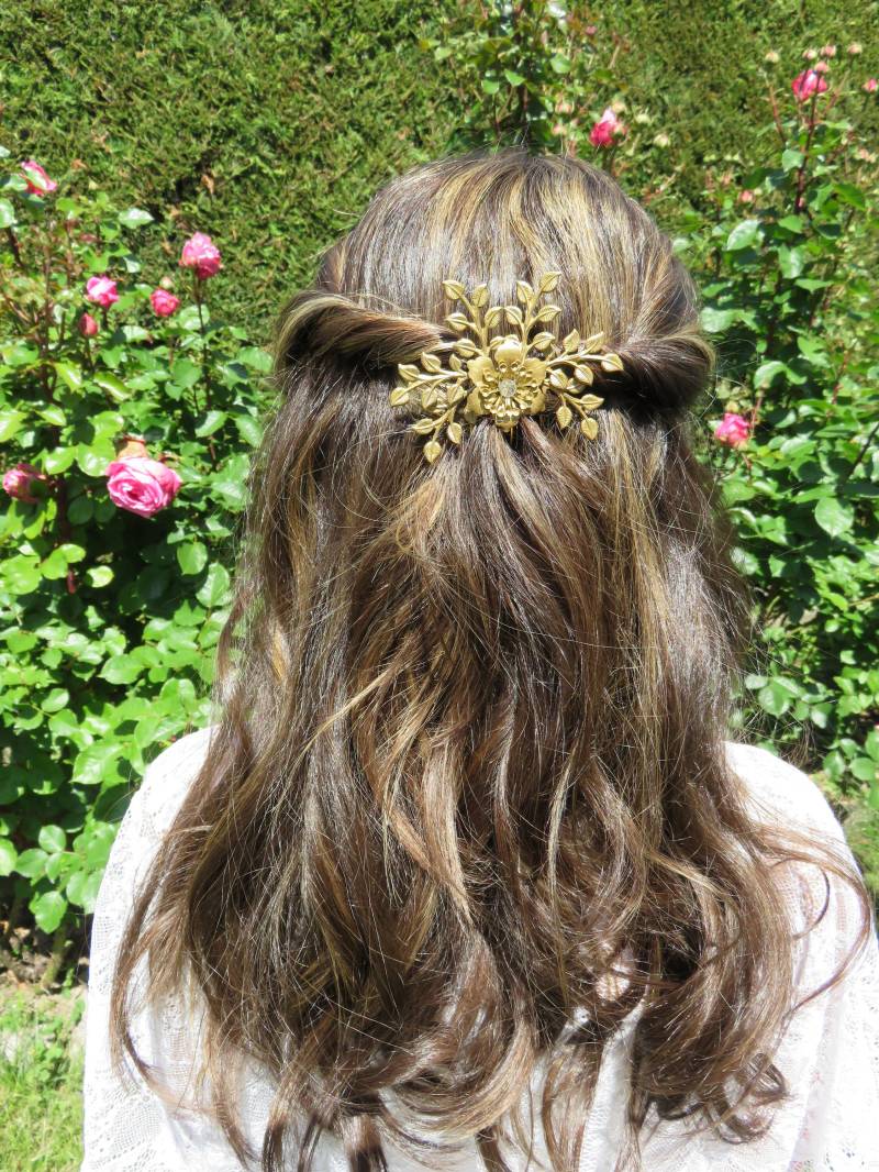 Schmuck-Hochzeit Kamm "Maïte" von BijouxPauletteDerive