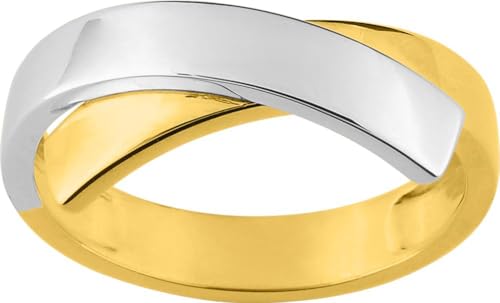 Bijouxenvogue 18k Gelb- und Weißgoldring Größe 55 von Bijouxenvogue