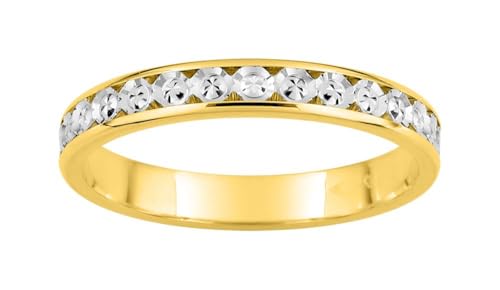 Bijouxenvogue 18k Gelb- und Weißgoldring Größe 61 von Bijouxenvogue