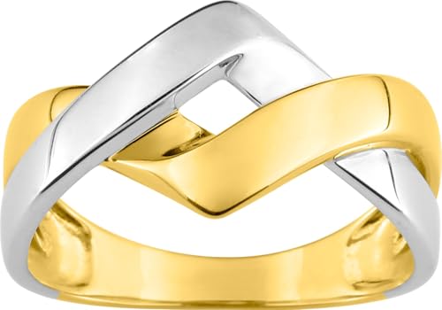 Bijouxenvogue 18k rhodiniertes Goldring Größe 60 von Bijouxenvogue