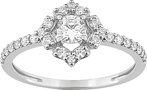 Bijouxenvogue Der Ring aus rhodiniertem Silber mit Zirkon. Größe 60 Bijouxenvogue Der Ring aus rhodiniertem Silber mit Zirkon. Größe 60 von Bijouxenvogue