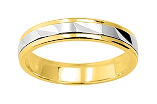 Bijouxenvogue Gelb- und Weißgoldring Größe 62 von Bijouxenvogue