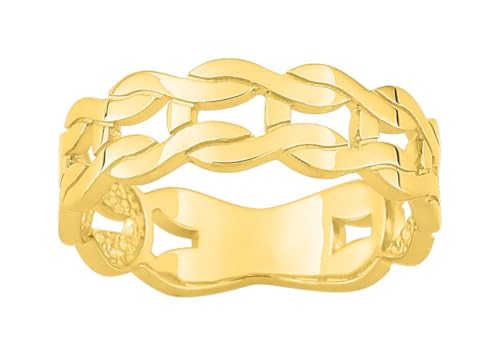 Bijouxenvogue Gold Plattierte Ring Größe 61 von Bijouxenvogue