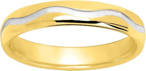 Bijouxenvogue Herrenring 18k Rhodiniert Gold Größe 47 von Bijouxenvogue