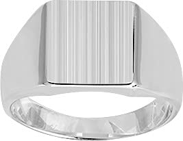 Bijouxenvogue Männer Ring aus rhodiniertem Silber Größe 67 von Bijouxenvogue