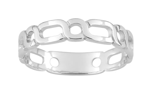 Bijouxenvogue Rhodinierte Silberring Größe 51 von Bijouxenvogue