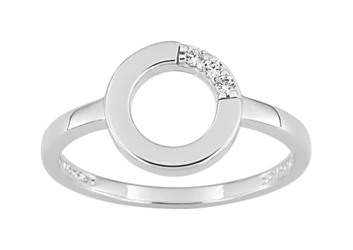 Bijouxenvogue Rhodinierte Silberring mit Zirkonien Größe 62 Bijouxenvogue Rhodinierte Silberring mit Zirkonien Größe 62 von Bijouxenvogue